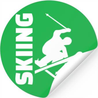 Discover Skiing Stickers