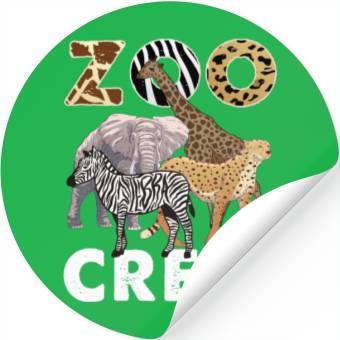 Discover Zookeeper Wild Animals Stickers