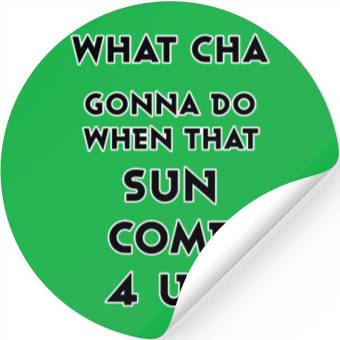 Discover The SUN is Comin' Stickers