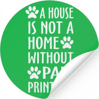 Discover Paw prints Stickers