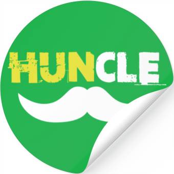 Discover Huncle Eroded Yellow Stickers