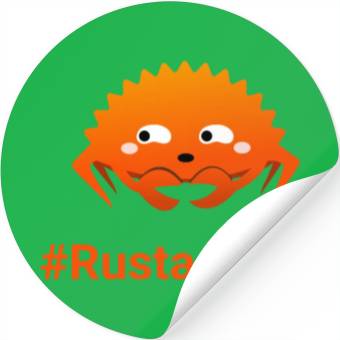 Discover I'm a Geek Rust programmer - Call me Rustacean Stickers