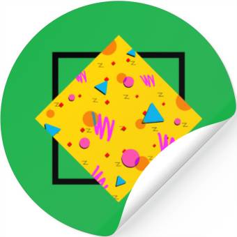 Discover 90s Pattern (Abstract) Stickers