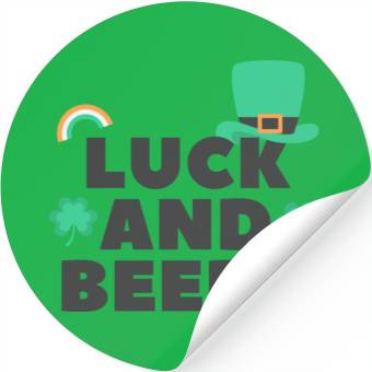 Discover St. Patrick's Day Luck and Beer Stickers