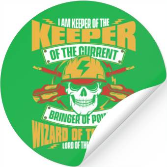 Discover Electrician Electrical Engineer Lineman Stickers