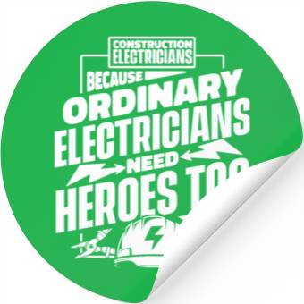 Discover Electrician Electrical Engineer Lineman Stickers