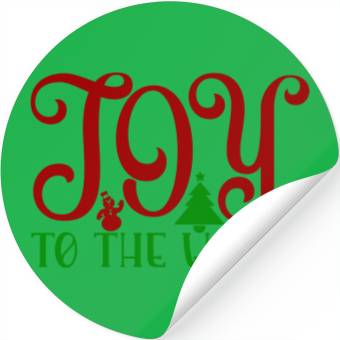 Discover Joy to the world Stickers