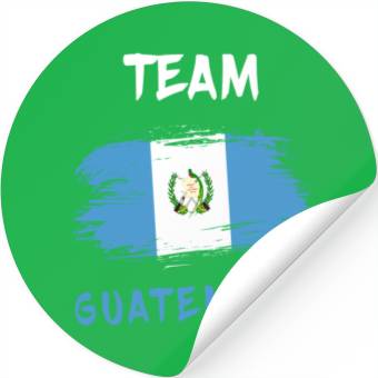 Discover Team Guatemala flags design Stickers