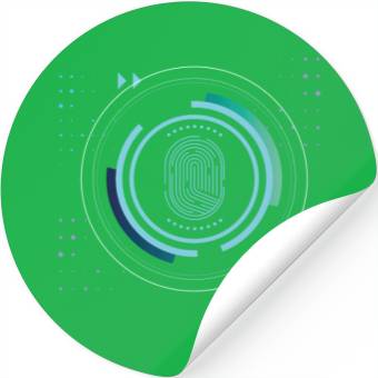 Discover identity nerd geek save pc core security code Stickers