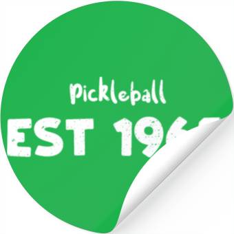 Discover Pickleball Est 1965 - Hobbies Stickers