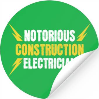 Discover Electrician Electrical Engineer Lineman Stickers