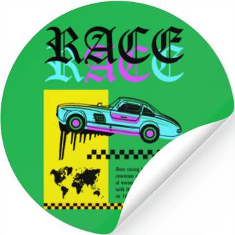 Discover Race Car Stickers