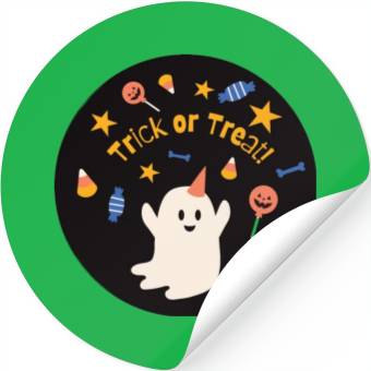 Discover Cute Halloween ghost Stickers