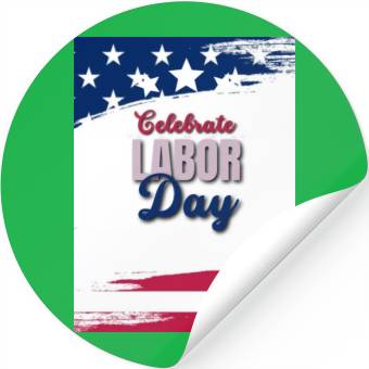 Discover labor day Stickers