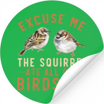 Discover Sparrow Birdfeeder Garden Squirrel Problem Bird Se Stickers