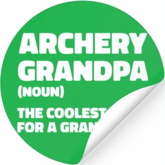 Discover Archery Archer Bowman Stickers