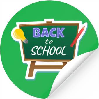Discover Back to School Sticker Stickers