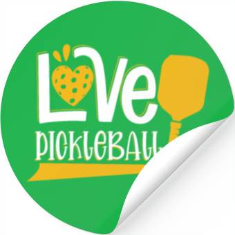Discover Love pickleball Stickers