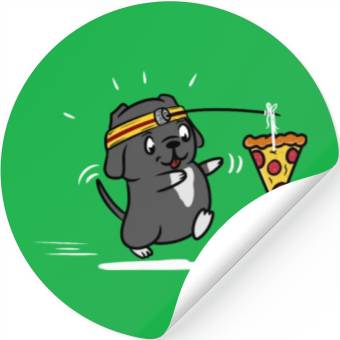 Discover Great Dane Pizza Workout Stickers
