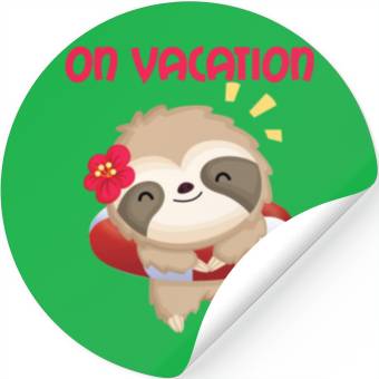 Discover On Vacation Stickers Design summer