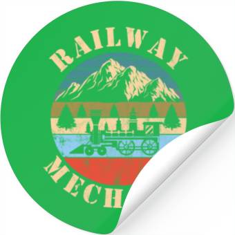 Discover Railway Mechanic Stickers