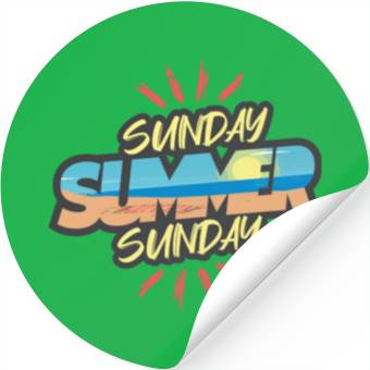 Discover Sunday Summer Stickers
