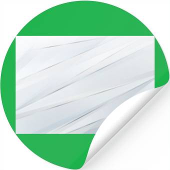 Discover Luxury White Silver Stripes Stickers