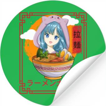 Discover I Love Ramen Stickers