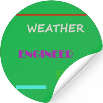 Discover Weather Engineer Spot Stickers