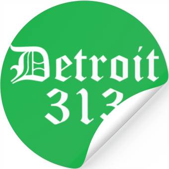 Discover Detroit Michigan 33 Stickers