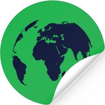 Discover World Earth Stickers