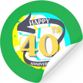 Discover ANNIVERSARY 40 Stickers