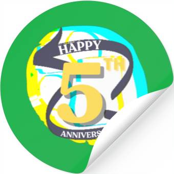 Discover ANNIVERSARY 5 Stickers