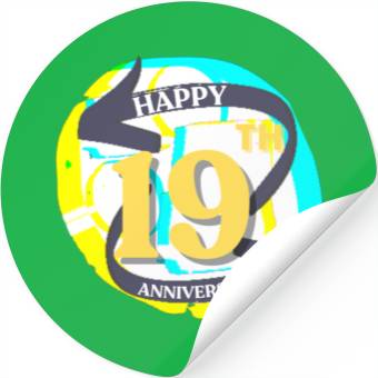 Discover ANNIVERSARY 19 Stickers