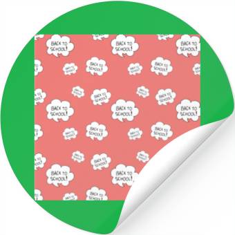 Discover BACK TO SCHOOL SEAMLESS PATTERN Stickers