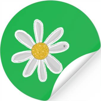 Discover Daisy Flower - Gift, Present Stickers