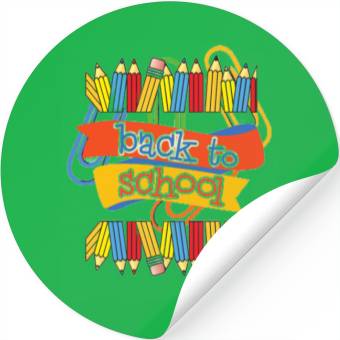 Discover Back to school funny teaching Stickers