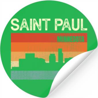 Discover Saint Paul Minnesota Stickers