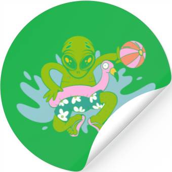 Discover Alien Believer Inflatable Sphere Squad Water Ball Stickers