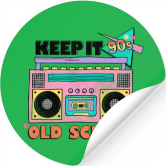 Discover Keep it 90s old school Stickers