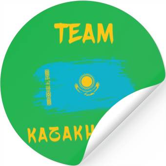 Discover Team Kazakhstan flags design Stickers