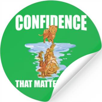 Discover Tiger Cub Confidence Matter Most Stickers