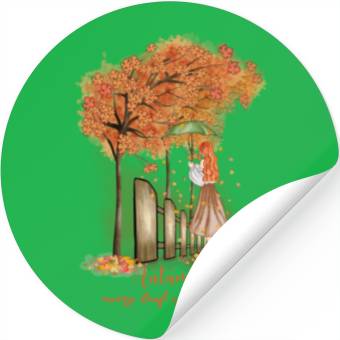 Discover Autumn every leaf is a flower Stickers