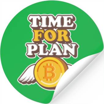 Discover Cryptocurrency Time For Plan Bitcoin Crypto Stickers