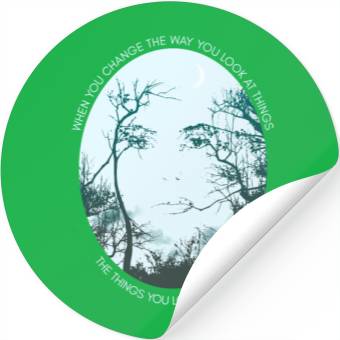 Discover Inspirational Saying Forest Philosophical Quote Stickers