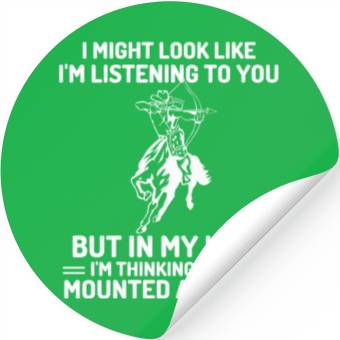 Discover mounted archery Stickers