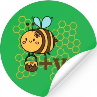 Discover Be Positive Stickers
