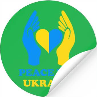 Discover Peace for Ukraine Stickers