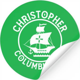 Discover Funny Christopher Columbus Day Stickers