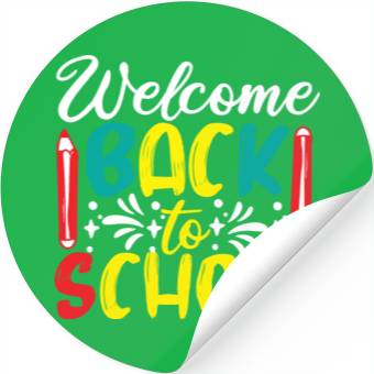 Discover welcome back to school Stickers
